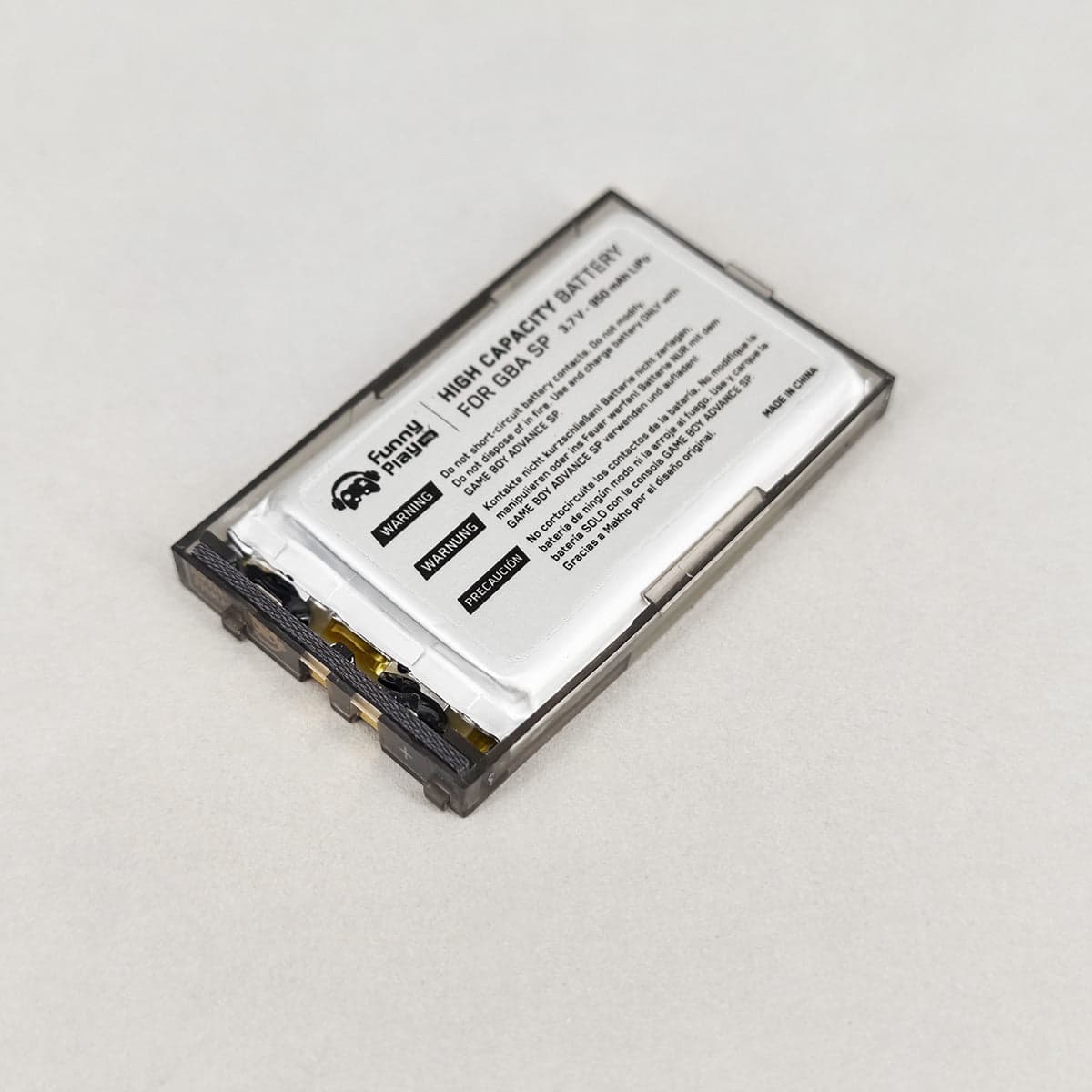 GBA SP Rechargeable 950mAh LiPo MaxPlay Battery Mod product image