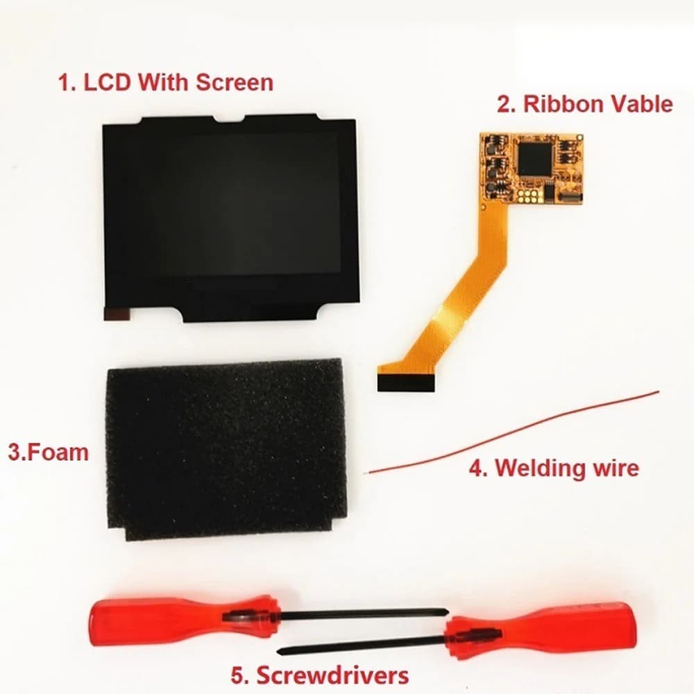 GBA SP V2 IPS Laminated Screen Kit (+ Shell Bundle Variants) product image